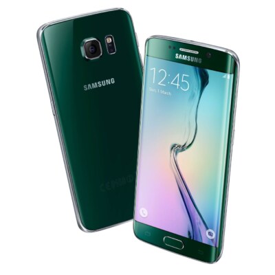 Samsung Galaxy S6 edge in green emerald and Samsung Galaxy S6 in blue topaz 1