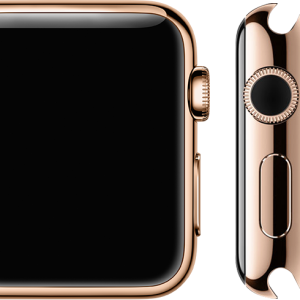 watch 38mm rose gold blk crn
