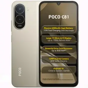 بوكو C81  Poco C81 - الشبكات والشرائح